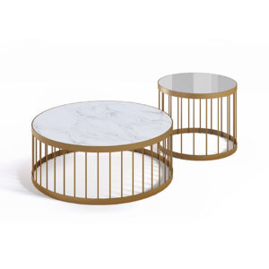 Conjunto mesa centro Vick